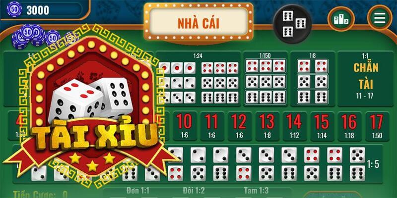 Game bài tài xỉu là trò chơi casino sử dụng 3 viên xúc sắc và dự đoán tổng v