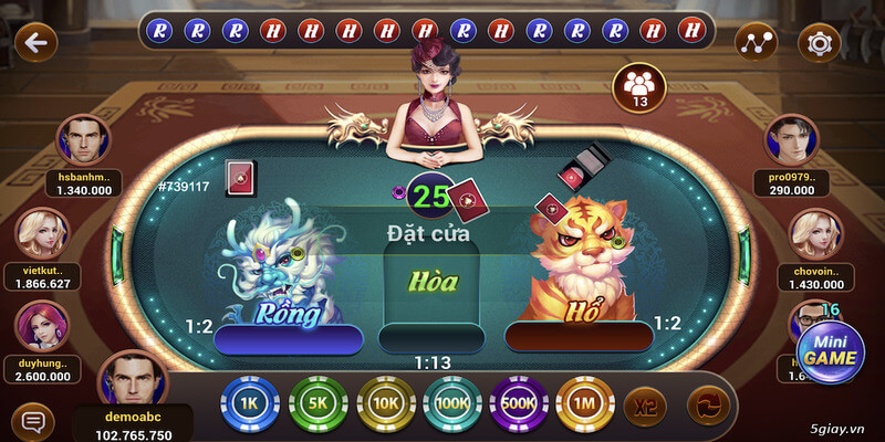 Các cửa cược cơ bản tại game bài tài xỉu